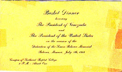 photo of an invitation