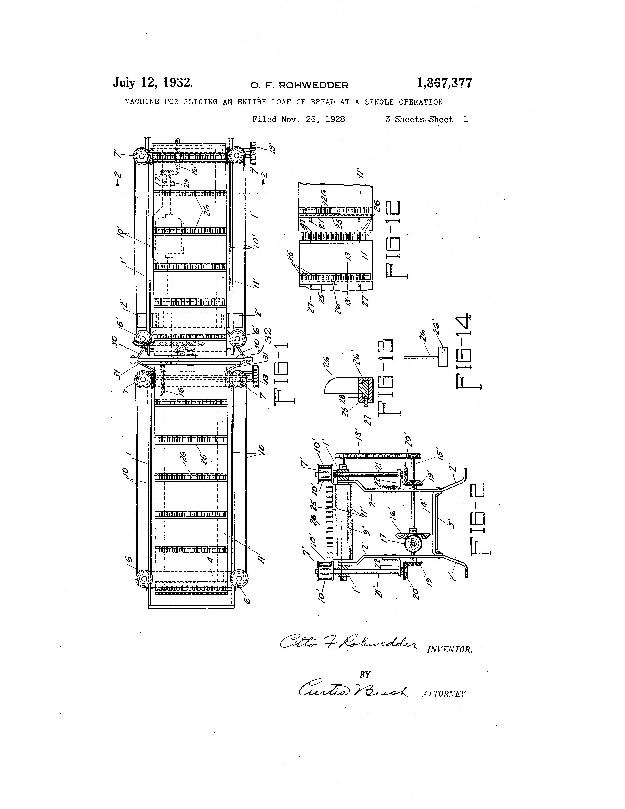 Sliced Bread patent image