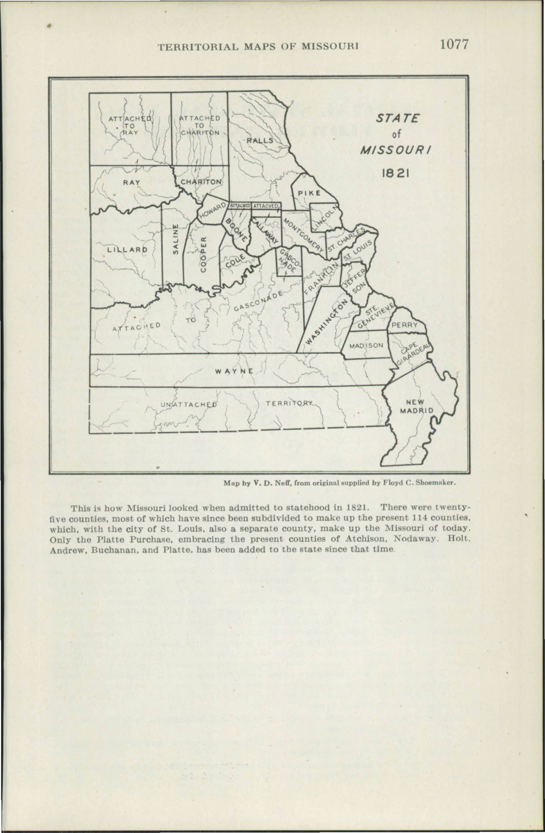 Missouri Bicentennial History Summary