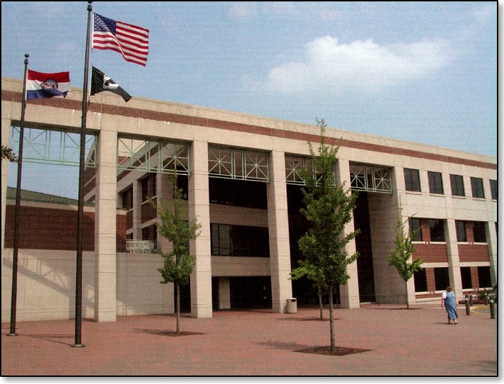 RG005_RS_03_036 – The James C. Kirkpatrick State Information Center, home of the Missouri Secretary of State in Jefferson City, c1992.