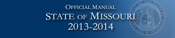 Official Manual State of Missouri 2013-2014 Banner