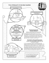 Gold Star and Korean War Memorials Coloring Page
