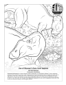 State Dinosaur Coloring Page