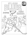 State Hockey Team Coloring Page