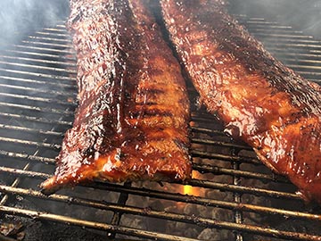 Flickr album link to barbecued ribs image