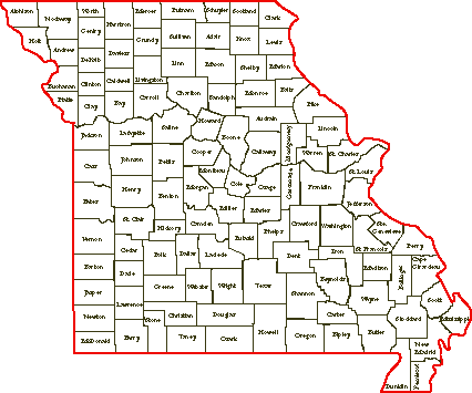 county map of missouri Resources For Family Community History county map of missouri