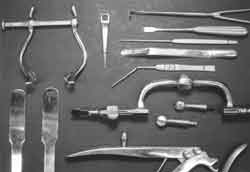 Surgical Instruments used in performing lobotomies