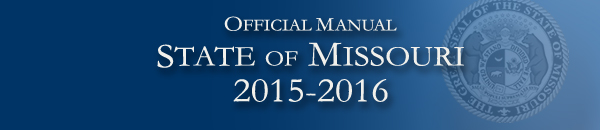 Official Manual State of Missouri 2015-2016 Banner