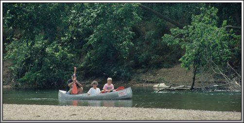 Canoeing on the Current River