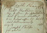 John Albert Undertaking Ledger, Ironton, Missouri