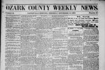 Ozark County News and Weekly News