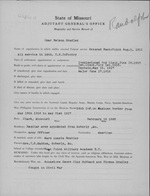 WWI Biography and Service Records