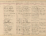 Missouri School of Mines and Metallurgy Student Registers, 1873-1922